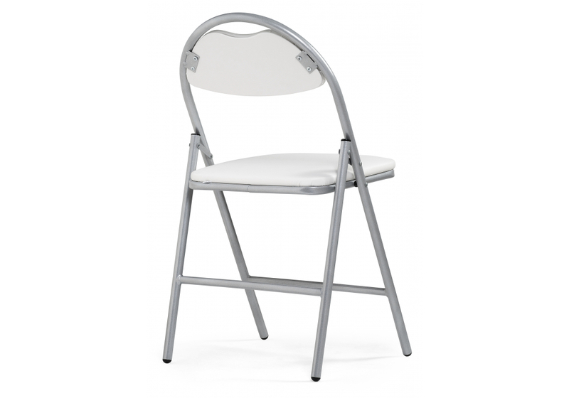 Стул на металлокаркасе, Gikat белый полимер / светлый мусс