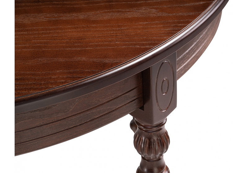 Стол деревянный, Брейзер орех темный