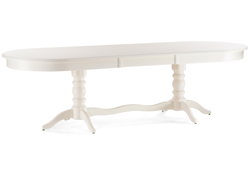 Стол деревянный, Дейвер 200(260)х100 молочный