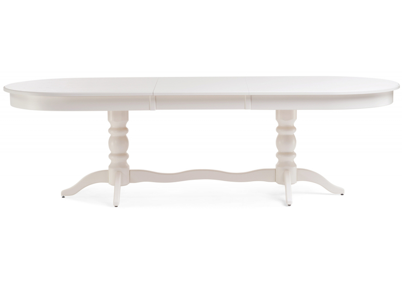 Стол деревянный, Дейвер 200(260)х100 молочный