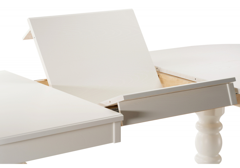 Стол деревянный, Дейвер 200(260)х100 молочный