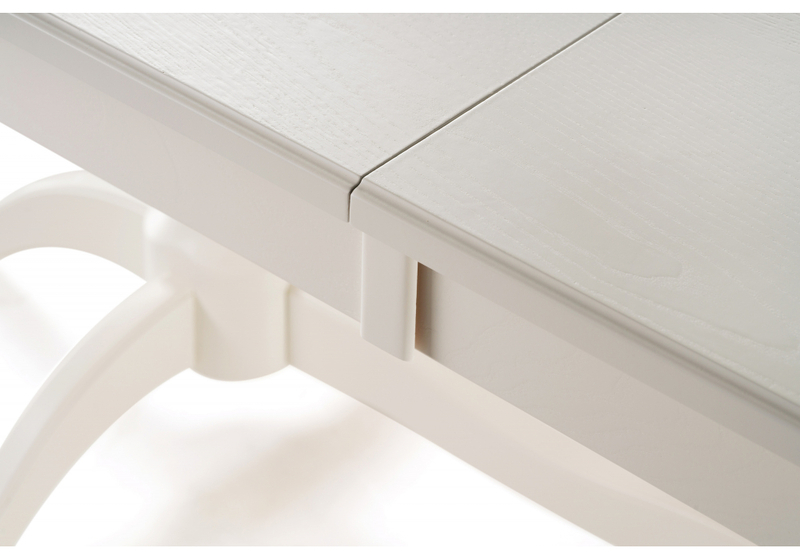 Стол деревянный, Дейвер 200(260)х100 молочный