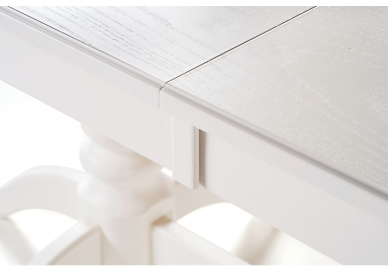 Стол деревянный, Красидиано молочный