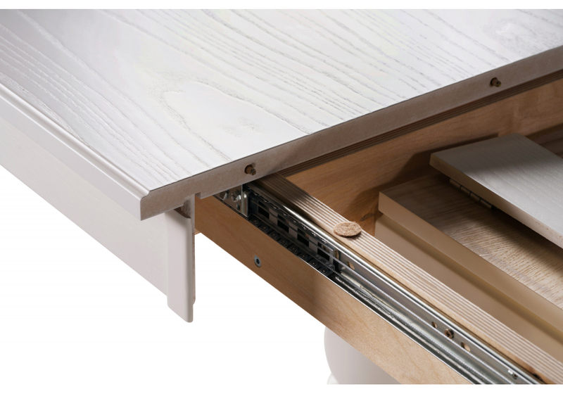 Стол деревянный, Красидиано молочный