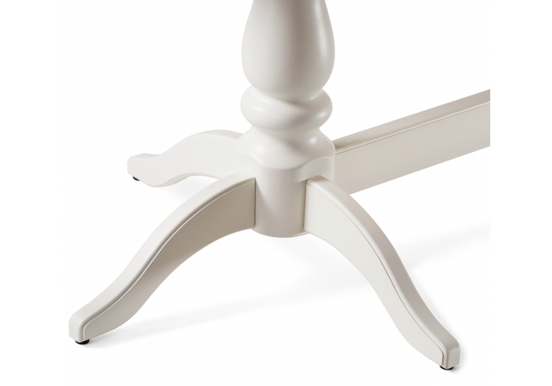 Стол деревянный, Красидиано молочный