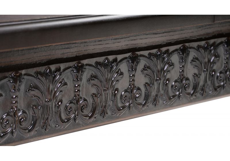 Стол деревянный, Морнит 220(320)х110 орех темный / орех