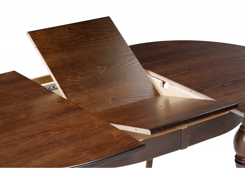 Стол деревянный, Авилла орех темный / орех