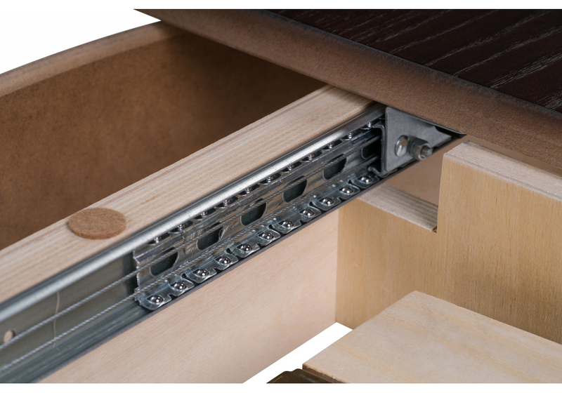 Стол деревянный, Авилла орех темный / орех