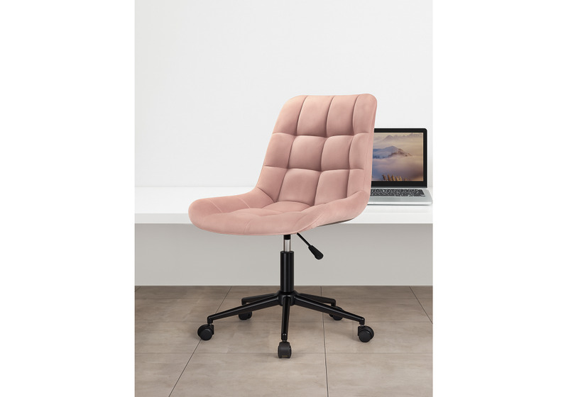 Офисное кресло, Честер розовый / черный