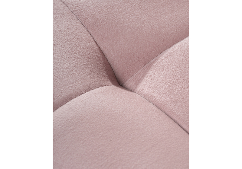 Стул на металлокаркасе, Чилли розовый / черный