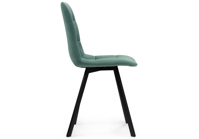 Стул на металлокаркасе, Чилли бирюзовый / черный