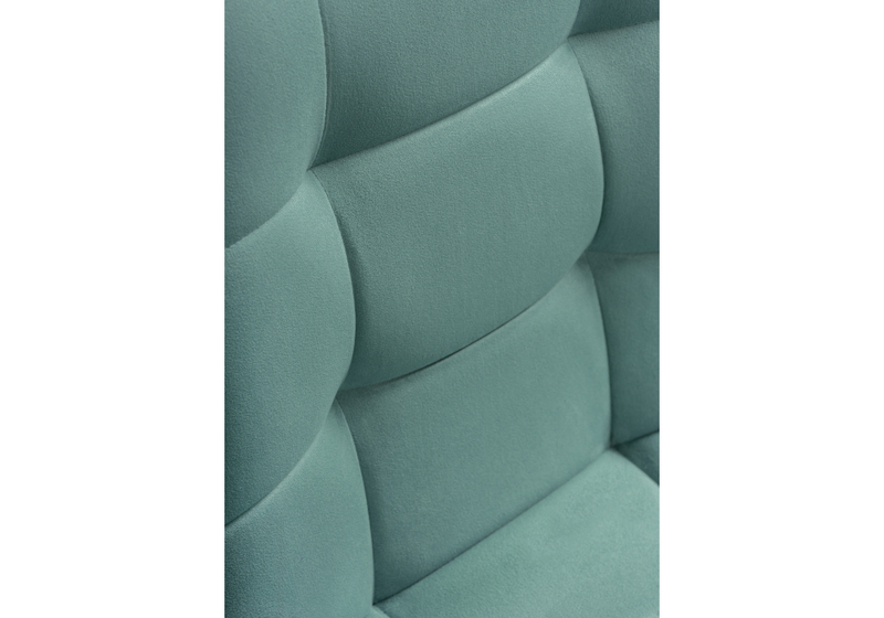 Стул на металлокаркасе, Чилли бирюзовый / черный