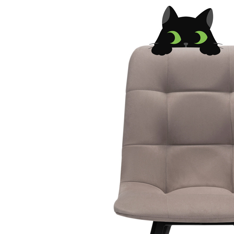 Стул на металлокаркасе, Чилли латте / черный