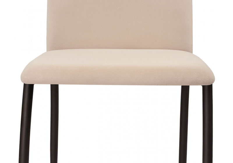 Стул на металлокаркасе, Tod beige / black
