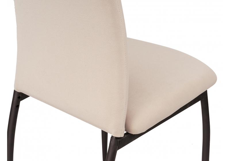 Стул на металлокаркасе, Tod beige / black