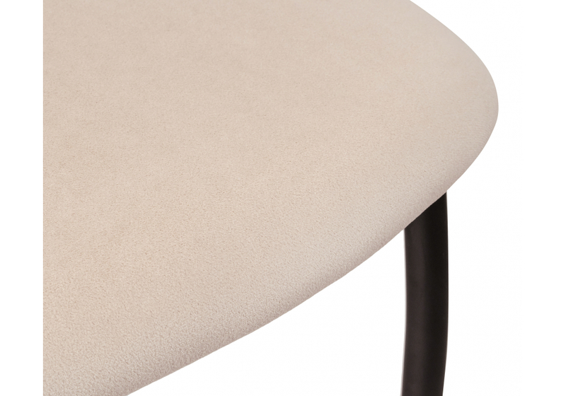 Стул на металлокаркасе, Tod beige / black