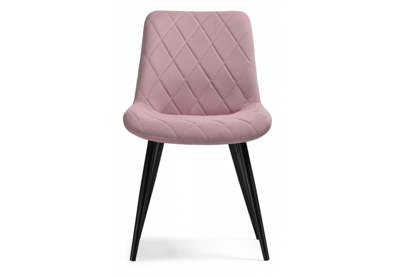 Стул на металлокаркасе, Fox black / light purple