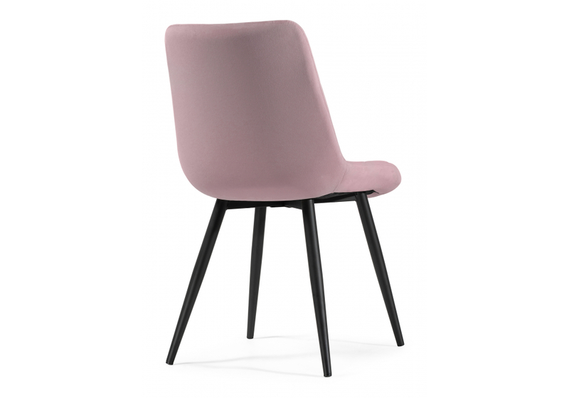 Стул на металлокаркасе, Fox black / light purple