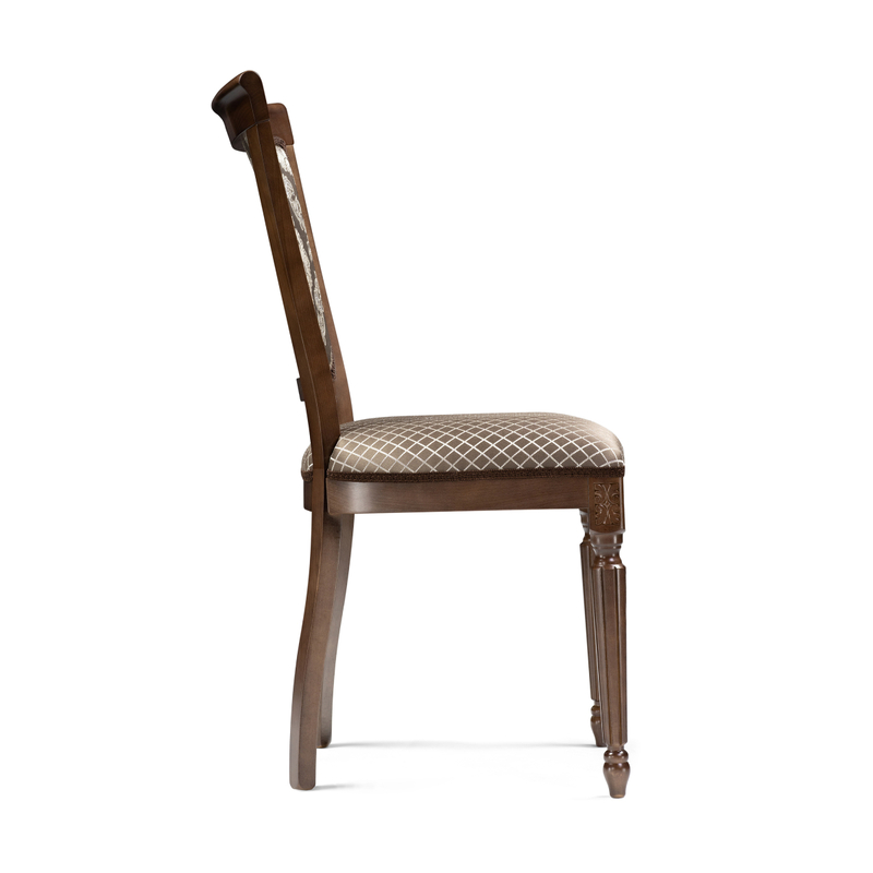 Стул деревянный, Байона орех / ромб