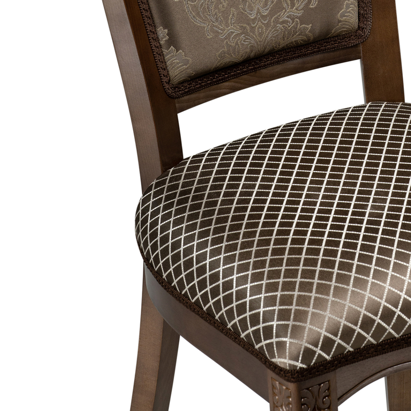 Стул деревянный, Байона орех / ромб