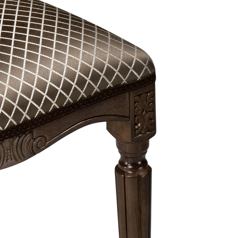 Стул деревянный, Байона орех / ромб