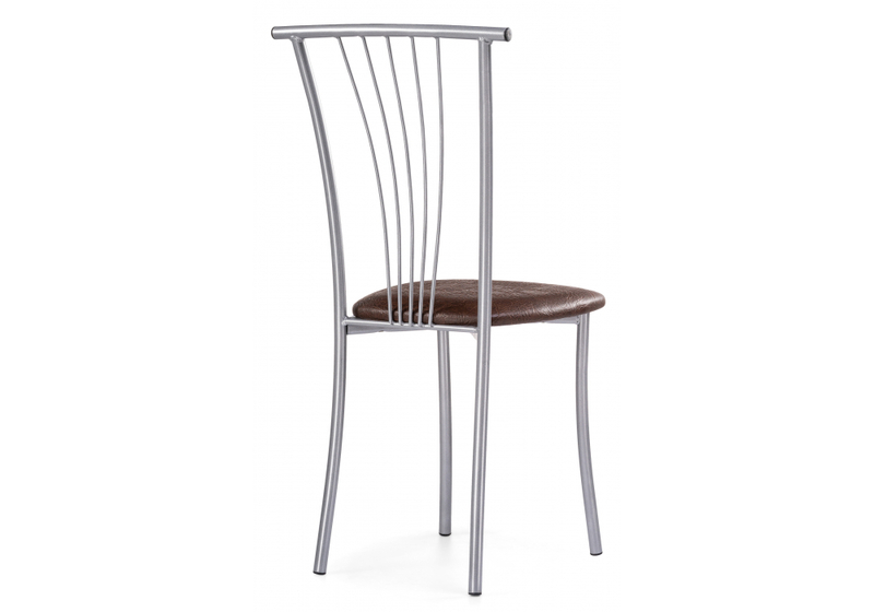 Стул на металлокаркасе, Grigori горький шоколад / светлый мусс