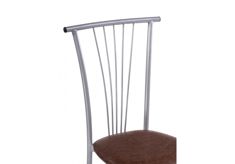 Стул на металлокаркасе, Grigori горький шоколад / светлый мусс