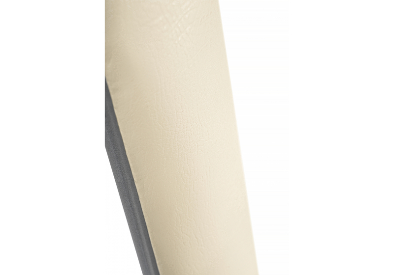 Стул на металлокаркасе, Lamniel ваниль в крапинку / светлый мусс