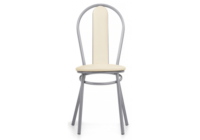 Стул на металлокаркасе, Lamniel ваниль в крапинку / светлый мусс