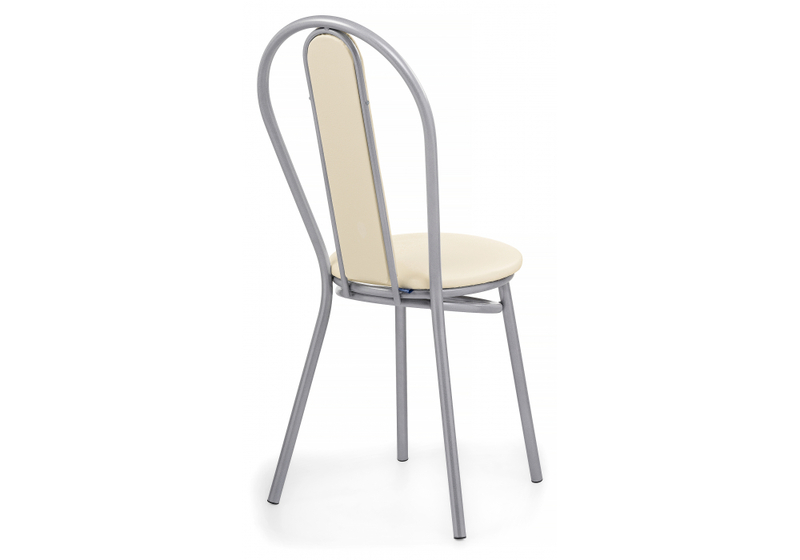 Стул на металлокаркасе, Lamniel ваниль в крапинку / светлый мусс
