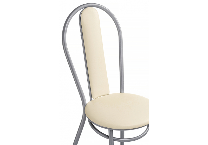 Стул на металлокаркасе, Lamniel ваниль в крапинку / светлый мусс