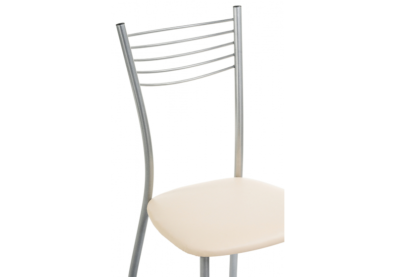 Стул на металлокаркасе, Goki ваниль крап / светлый мусс