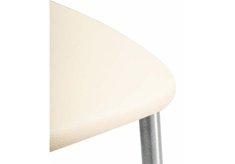 Стул на металлокаркасе, Goki ваниль крап / светлый мусс