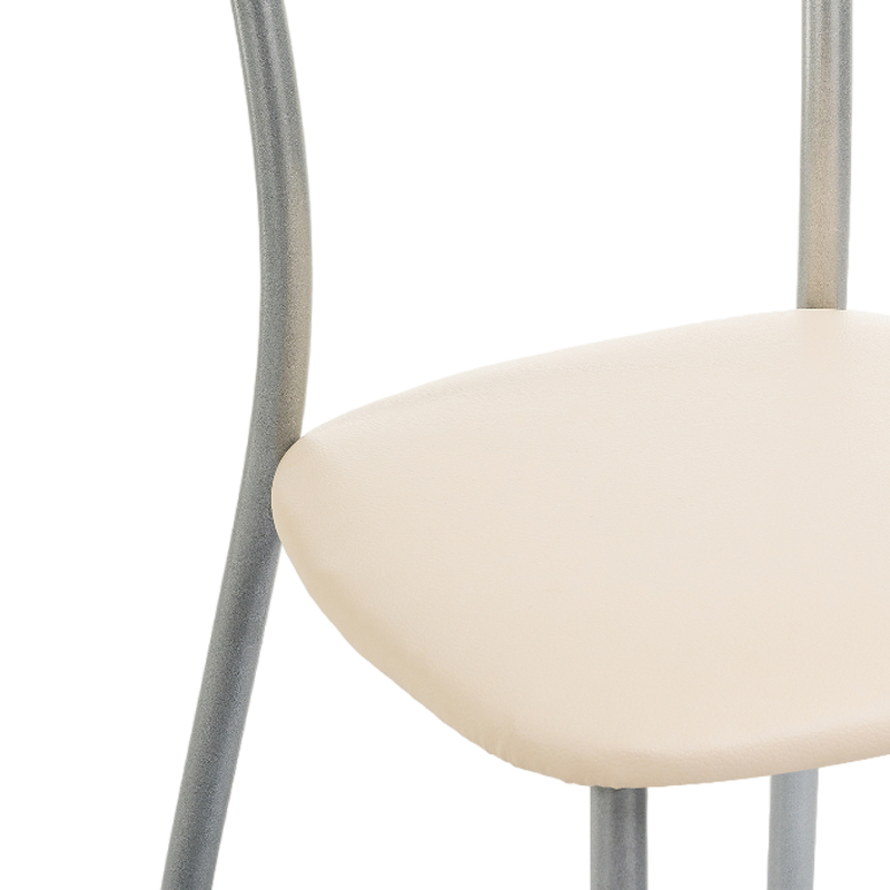 Стул на металлокаркасе, Goki ваниль крап / светлый мусс