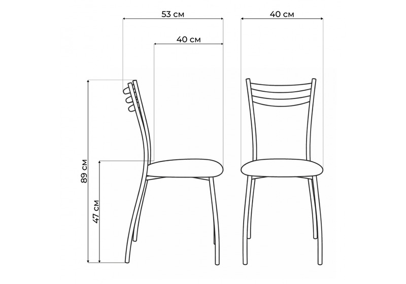 Стул на металлокаркасе, Goki ваниль крап / светлый мусс