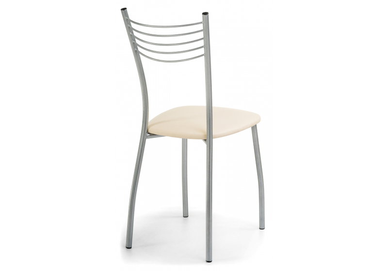 Стул на металлокаркасе, Goki ваниль крап / светлый мусс