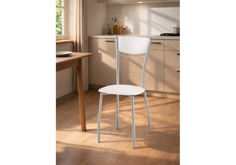 Стул на металлокаркасе, Goki светлый мусс