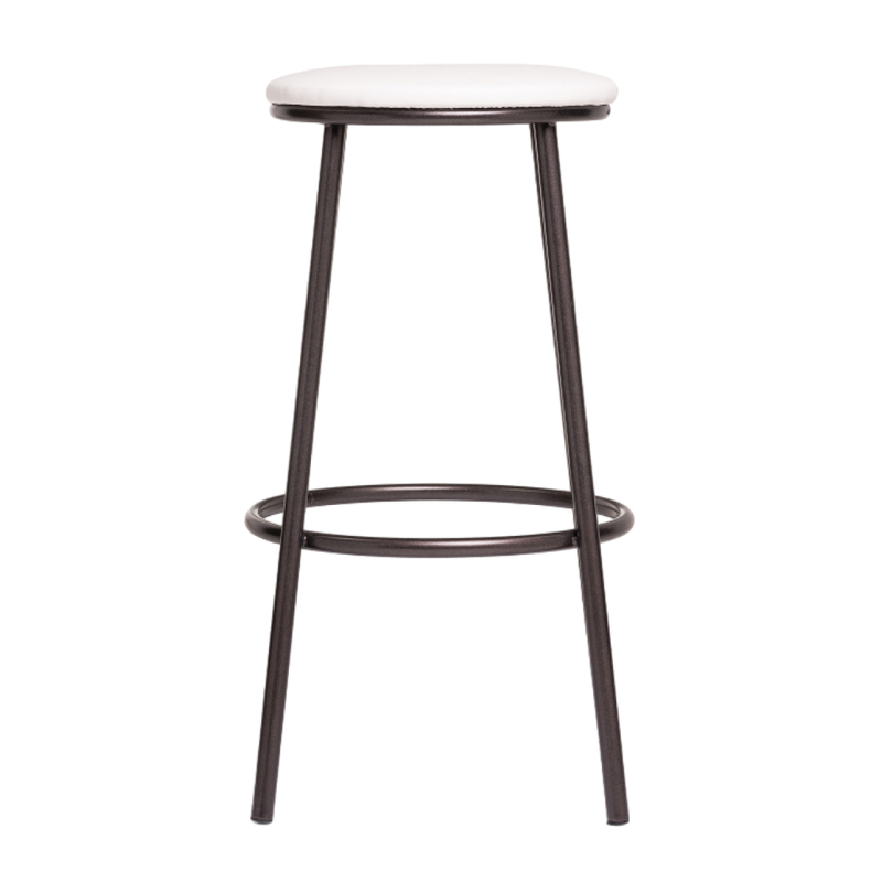 Барный стул, Drezegomad белый / темный мусс