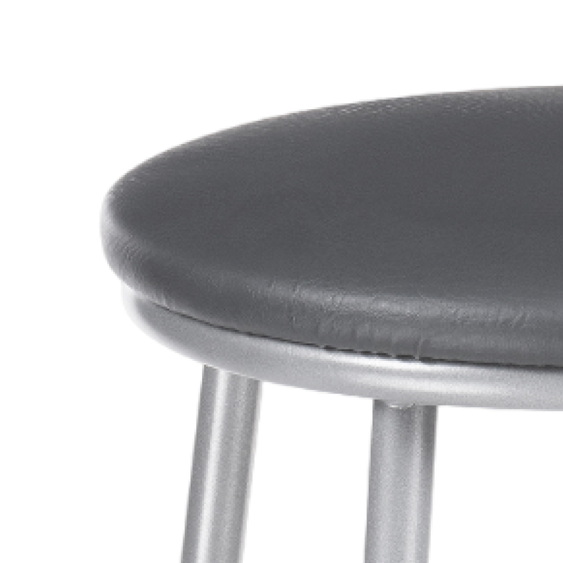 Барный стул, Drezegomad серый полимер / светлый мусс