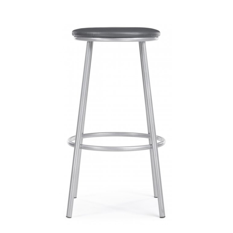 Барный стул, Drezegomad серый полимер / светлый мусс