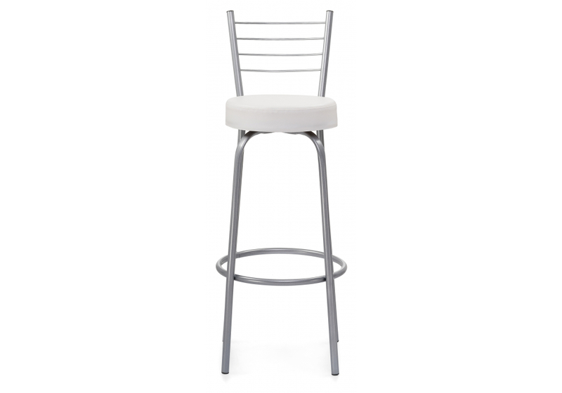 Барный стул, Kuroda белый полимер / светлый мусс