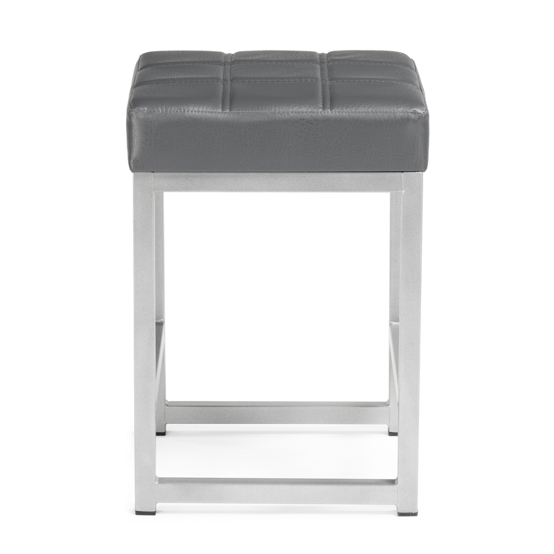 Табурет, Khurkroks серый полимер / светлый мусс