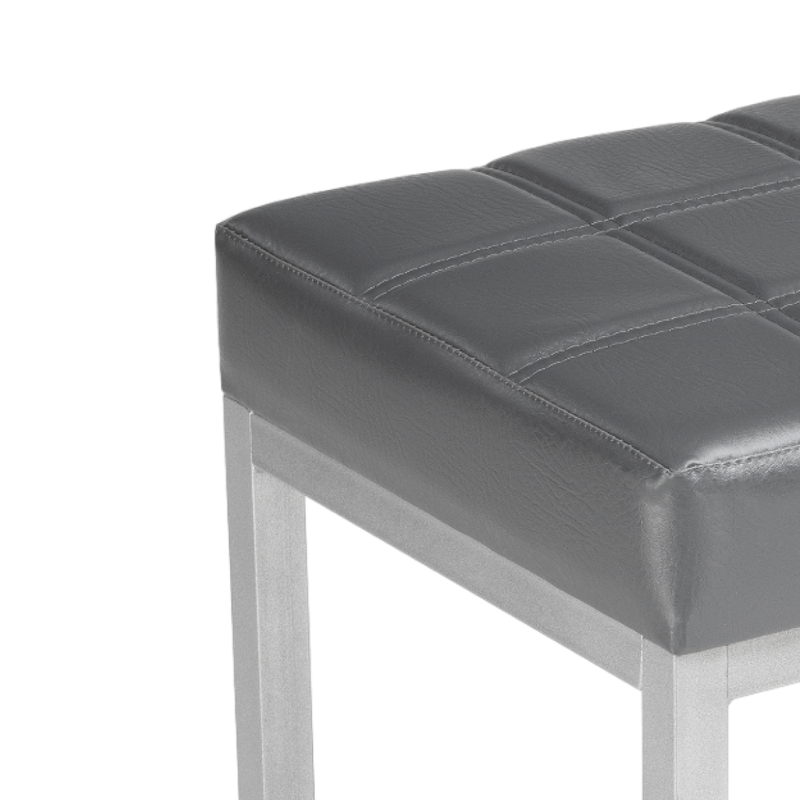 Табурет, Khurkroks серый полимер / светлый мусс