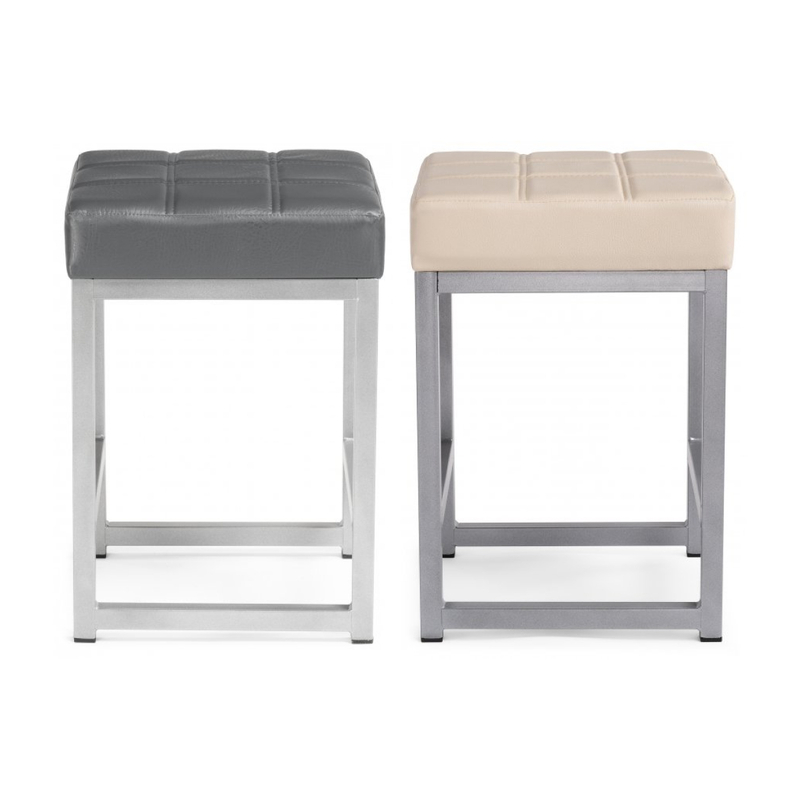 Табурет, Khurkroks серый полимер / светлый мусс