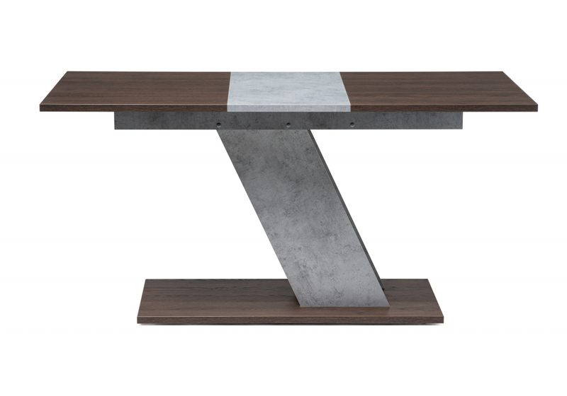 Стол деревянный, Тирион бетон чикаго серый / дуб гладстоун табак