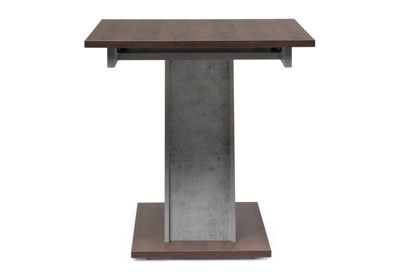 Стол деревянный, Тирион бетон чикаго серый / дуб гладстоун табак
