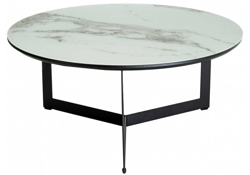Журнальный стол, Роб D-700 белый мрамор
