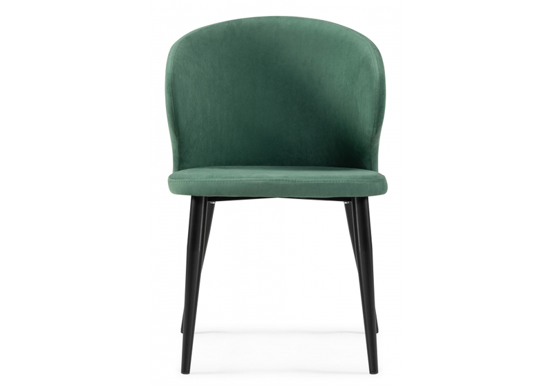 Стул на металлокаркасе, Алсисар катания изумруд / черный