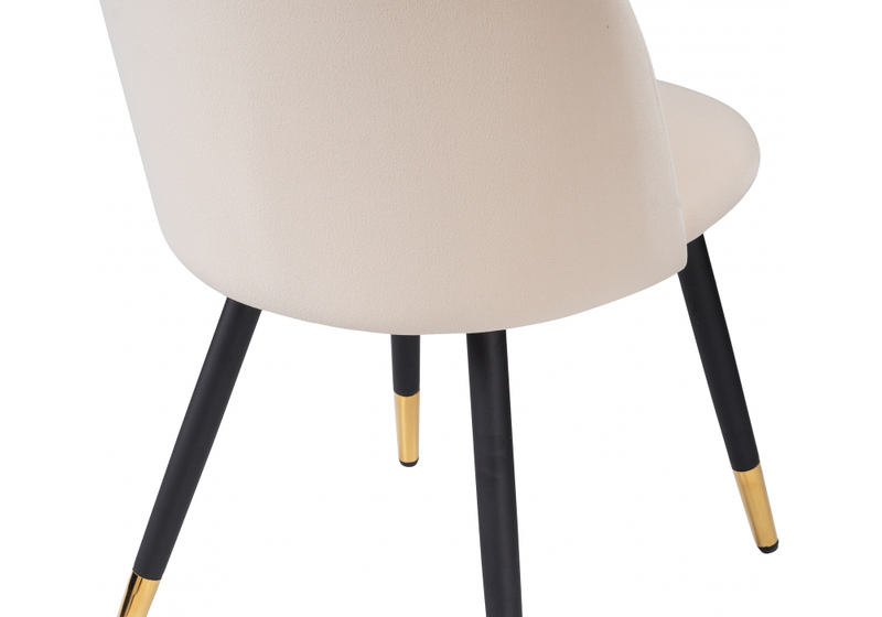 Стул на металлокаркасе, Gabi beige / black / gold
