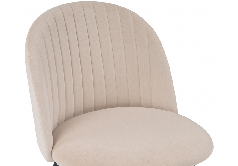 Стул на металлокаркасе, Gabi beige / black / gold